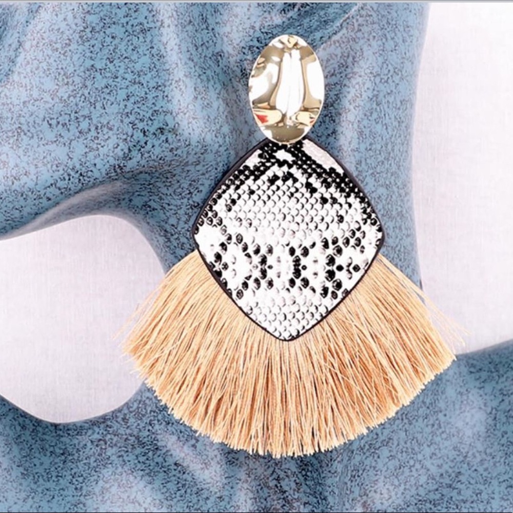 🌿 fashion dangle lightweight tassle earrings”